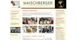 Desktop Screenshot of metzgerei-maischberger.de