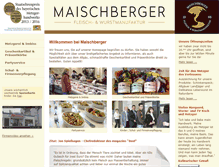 Tablet Screenshot of metzgerei-maischberger.de